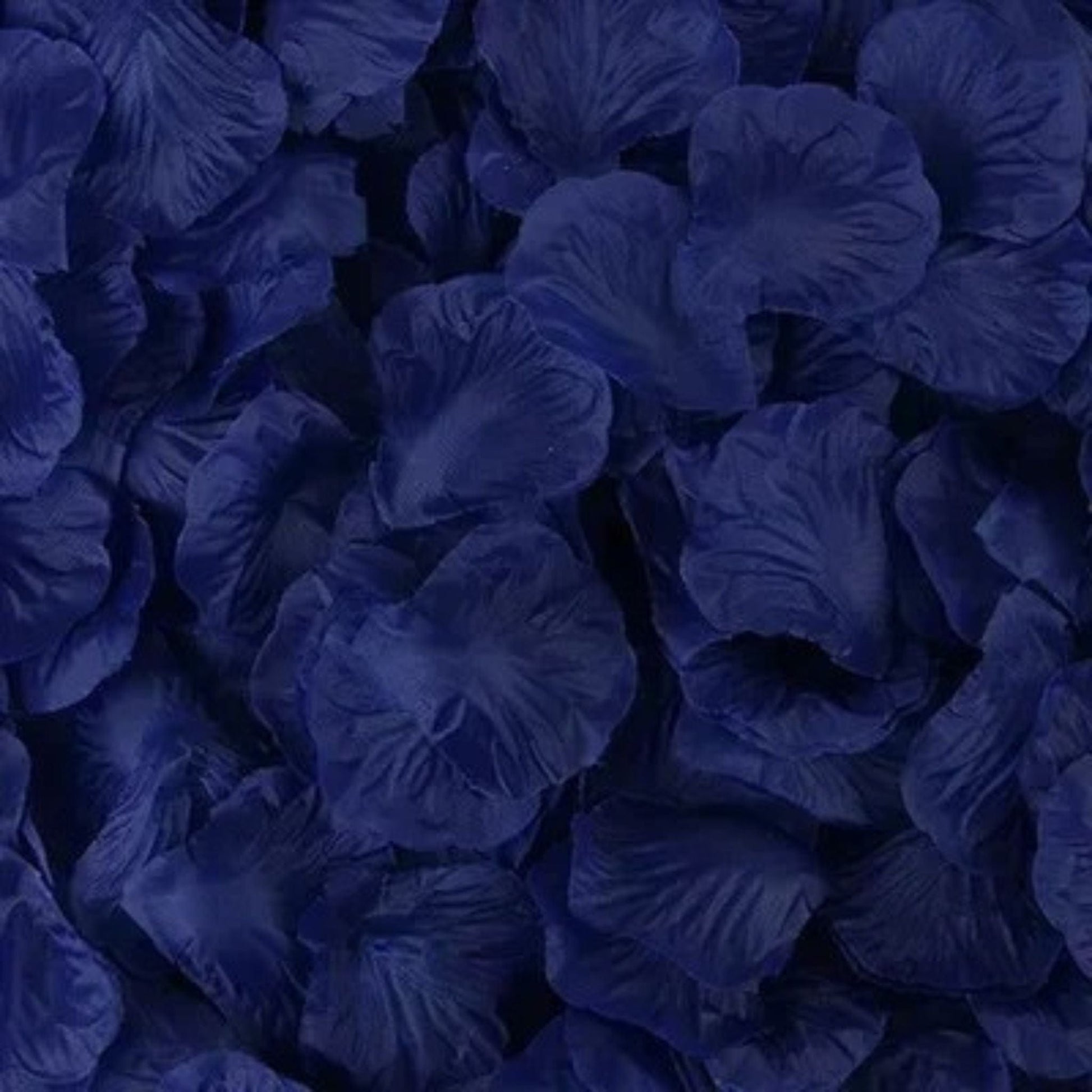 Pétales De Rose Artificielles Bleu marine / 100 unités