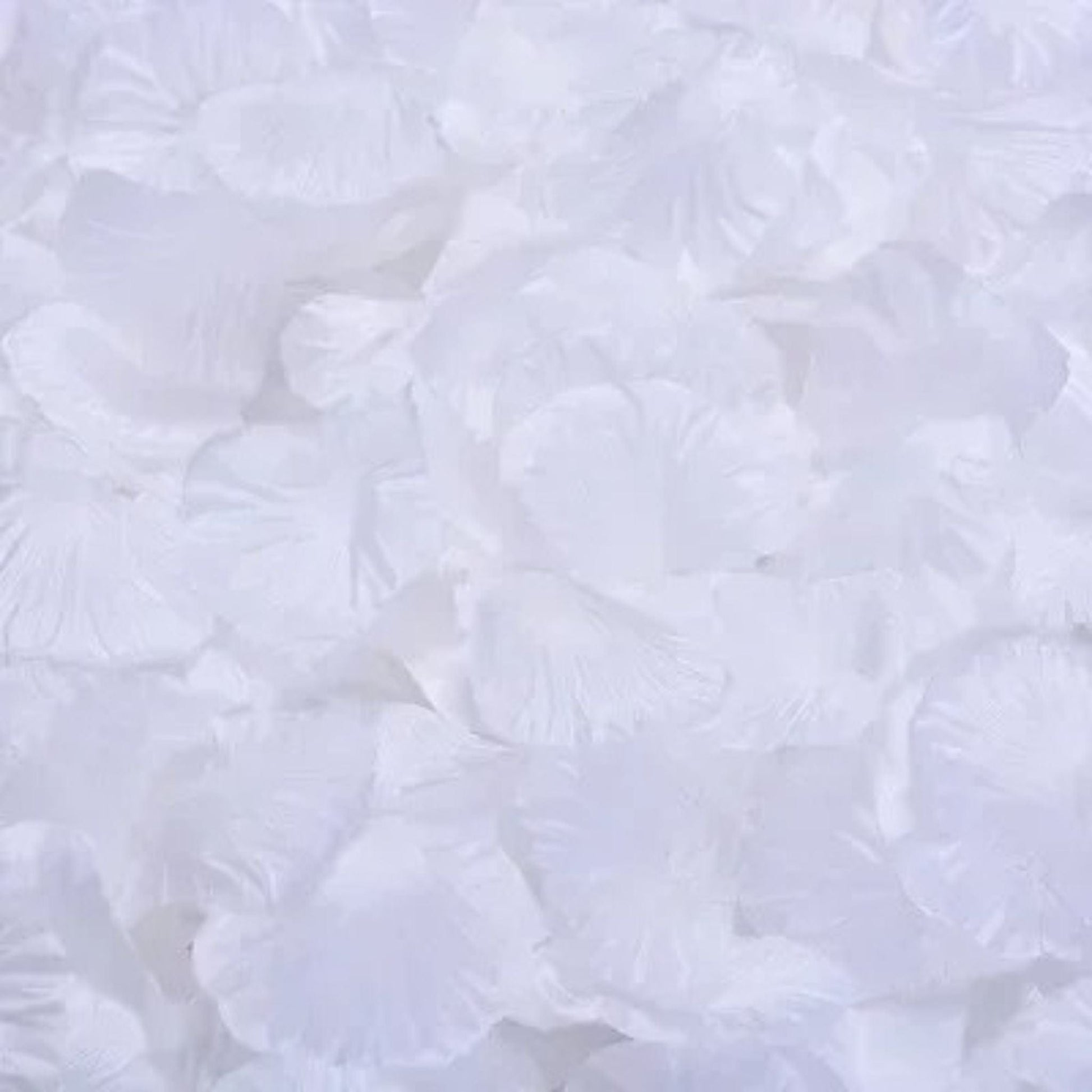 Pétales De Rose Artificielles Blanc pur / 100 unités