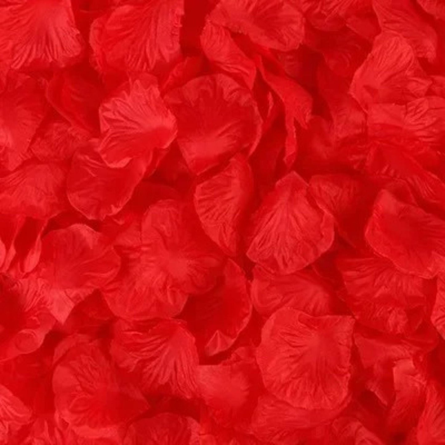 Pétales De Rose Artificielles Rouge vif / 100 unités