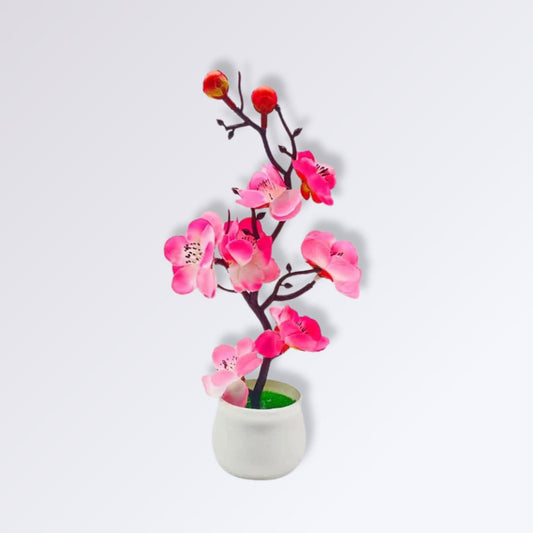 Petit Bonsaï artificiel Couleur Rose