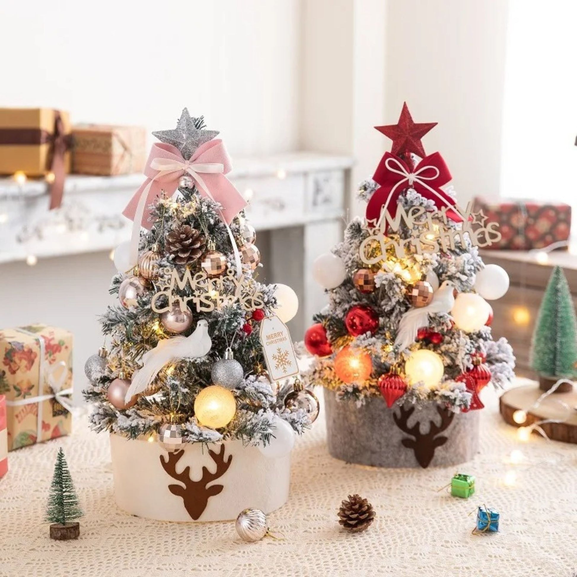 Petit Sapin de Noël Artificiel Lumineux