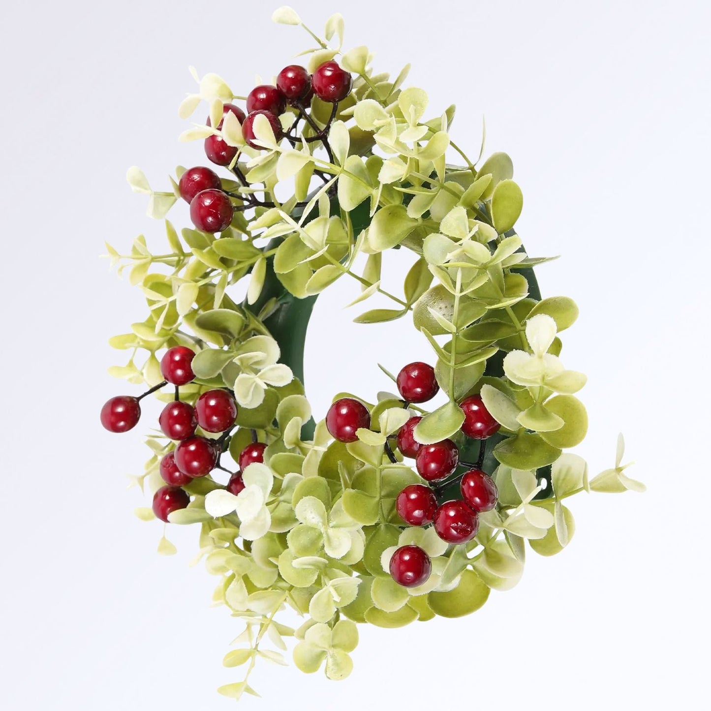 Petite Couronne de Noël en Eucalyptus Artificiel