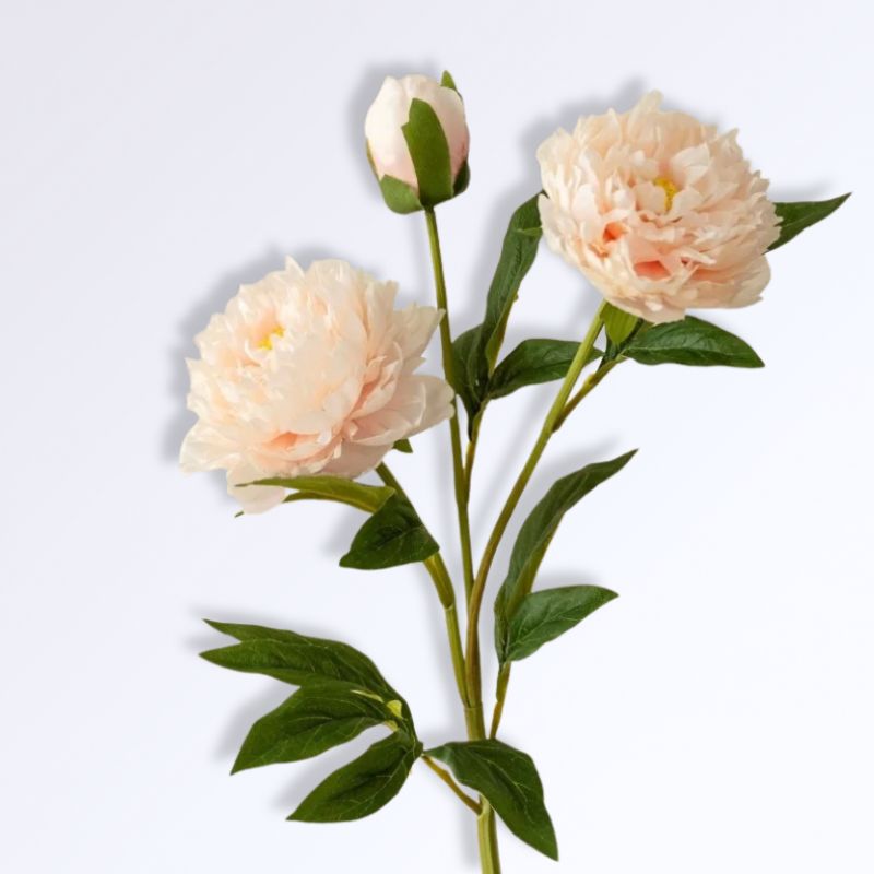 Pivoine Fleurs Artificielles Comme des Vraies Pêche