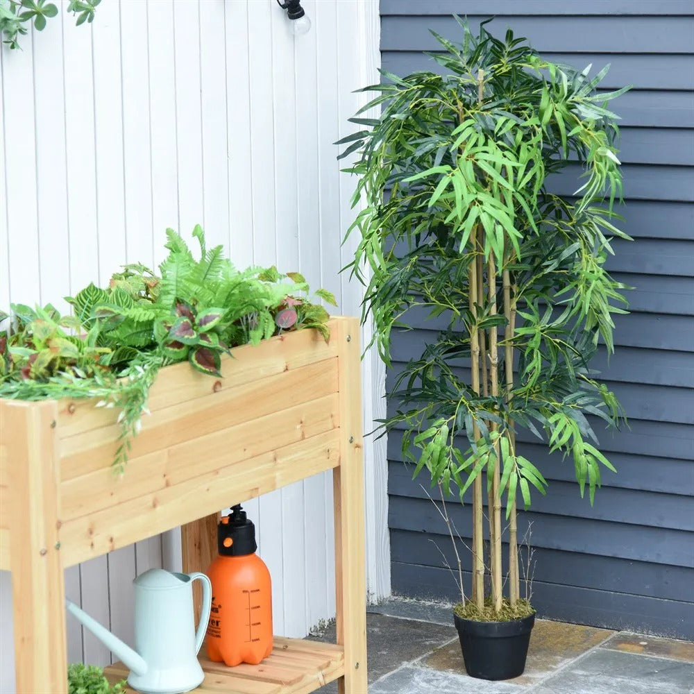 Plante Artificielle Bambou d'Extérieur en Pot | 150cm