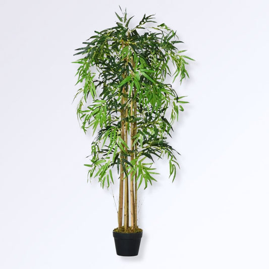 Plante Artificielle Bambou d'Extérieur en Pot | 150cm