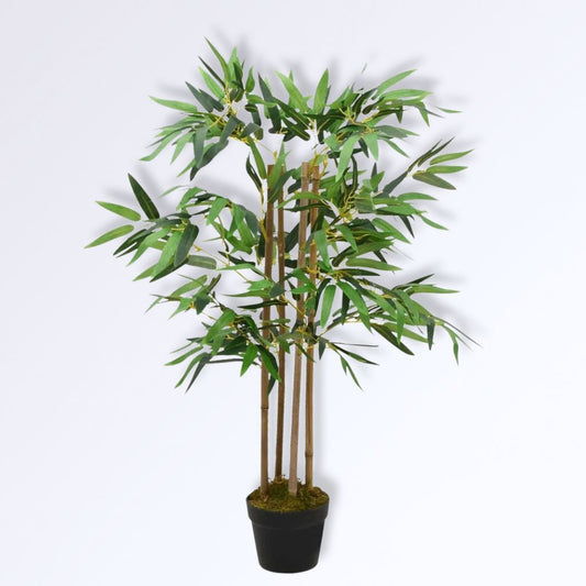 Plante Artificielle Bambou en Pot d'Extérieur | 90cm