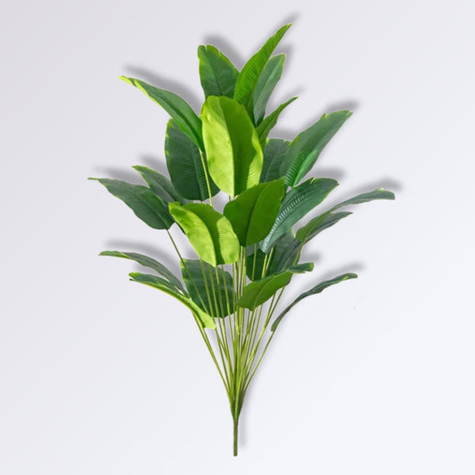 Plante Artificielle Bananier 88cm 24 feuilles