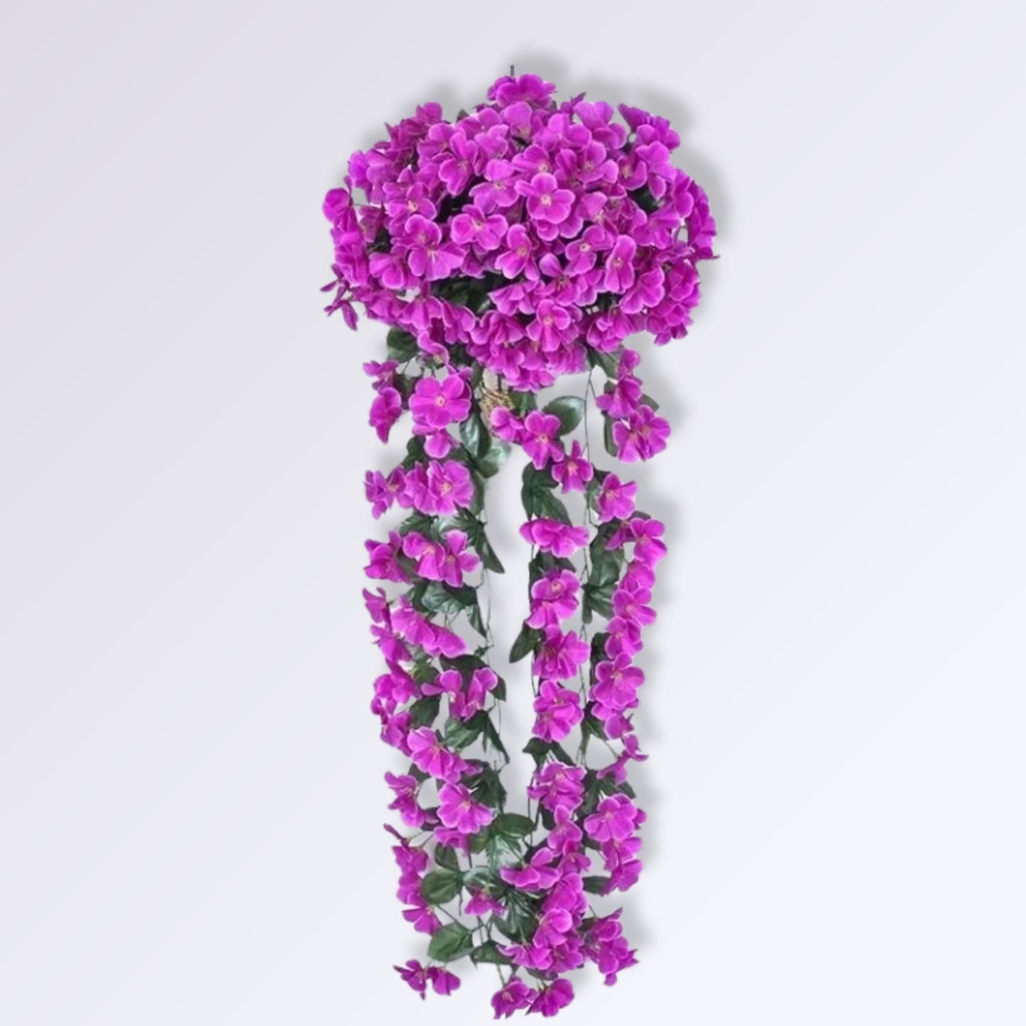 Plante Artificielle à Fleurs Tombante | 85cm Mauve