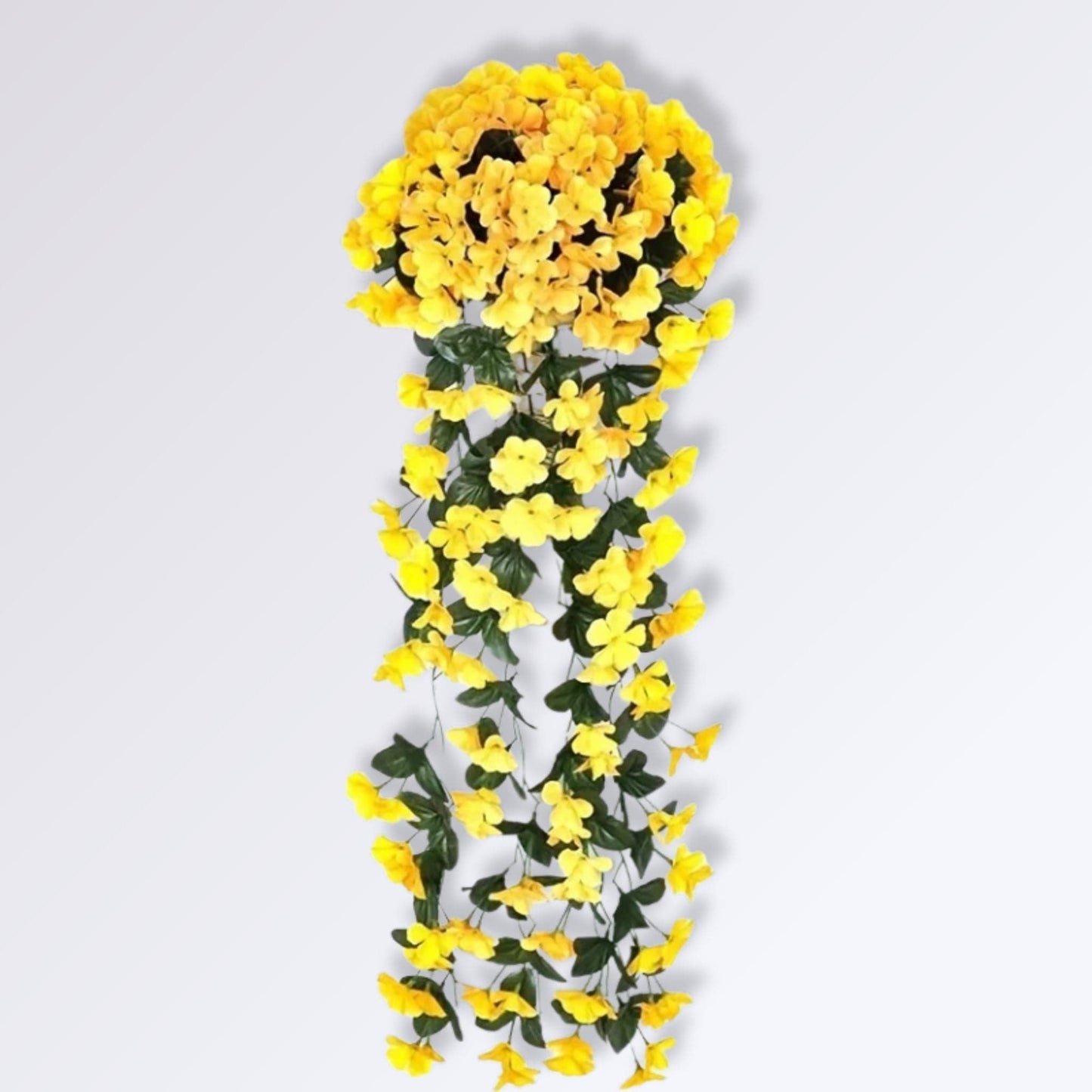 Plante Artificielle à Fleurs Tombante | 85cm Jaune