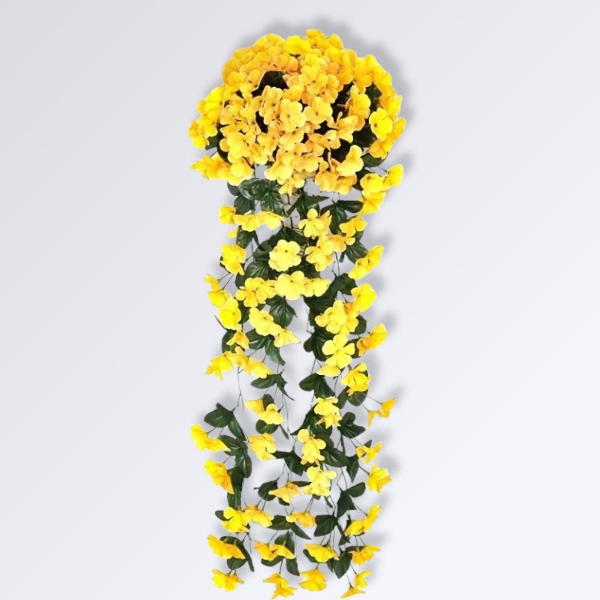 Plante Artificielle à Fleurs Tombante | 85cm Jaune