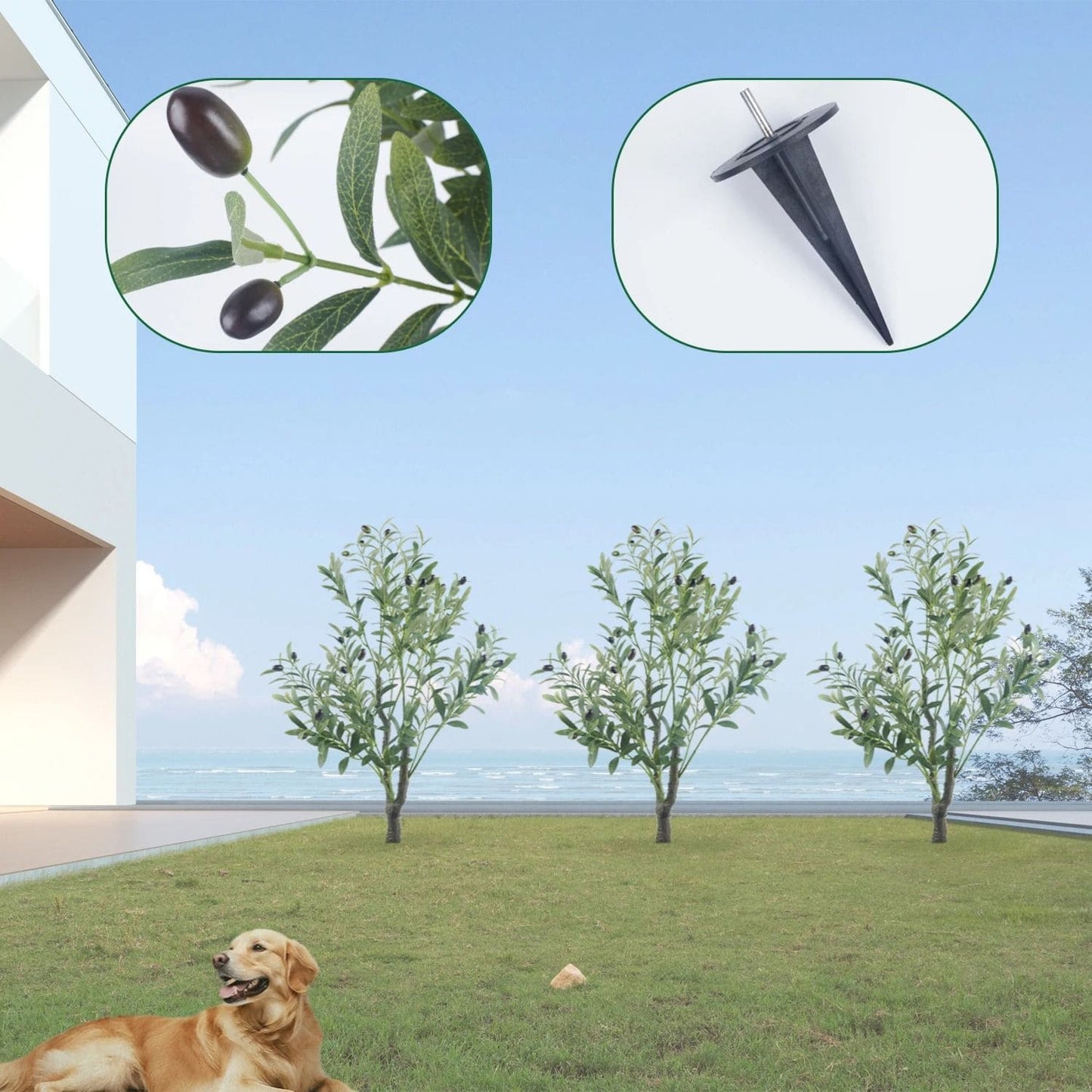 Plante Artificielle Olivier pour Extérieur