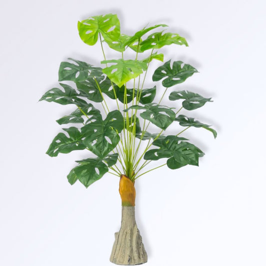 Plante Artificielle Sans Pot pour Salon | Monstera deliciosa