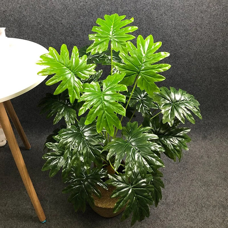 Plante Artificielle Sans Pot pour Salon | Philodendron selloum