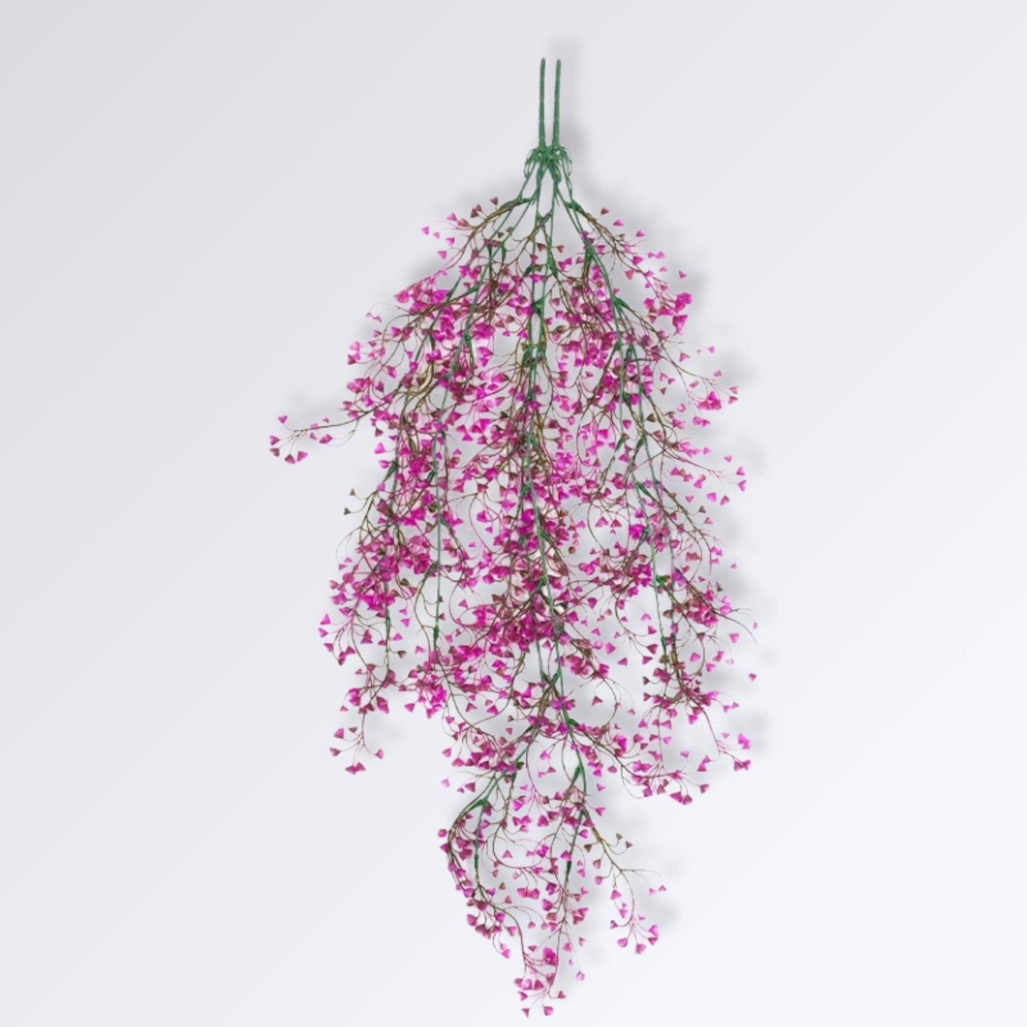 Plante Artificielle d'Intérieur Suspendue | Rose fuchsia