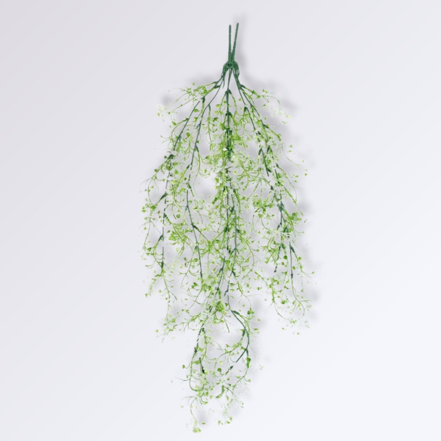 Plante Artificielle d'Intérieur Suspendue | Vert-blanc