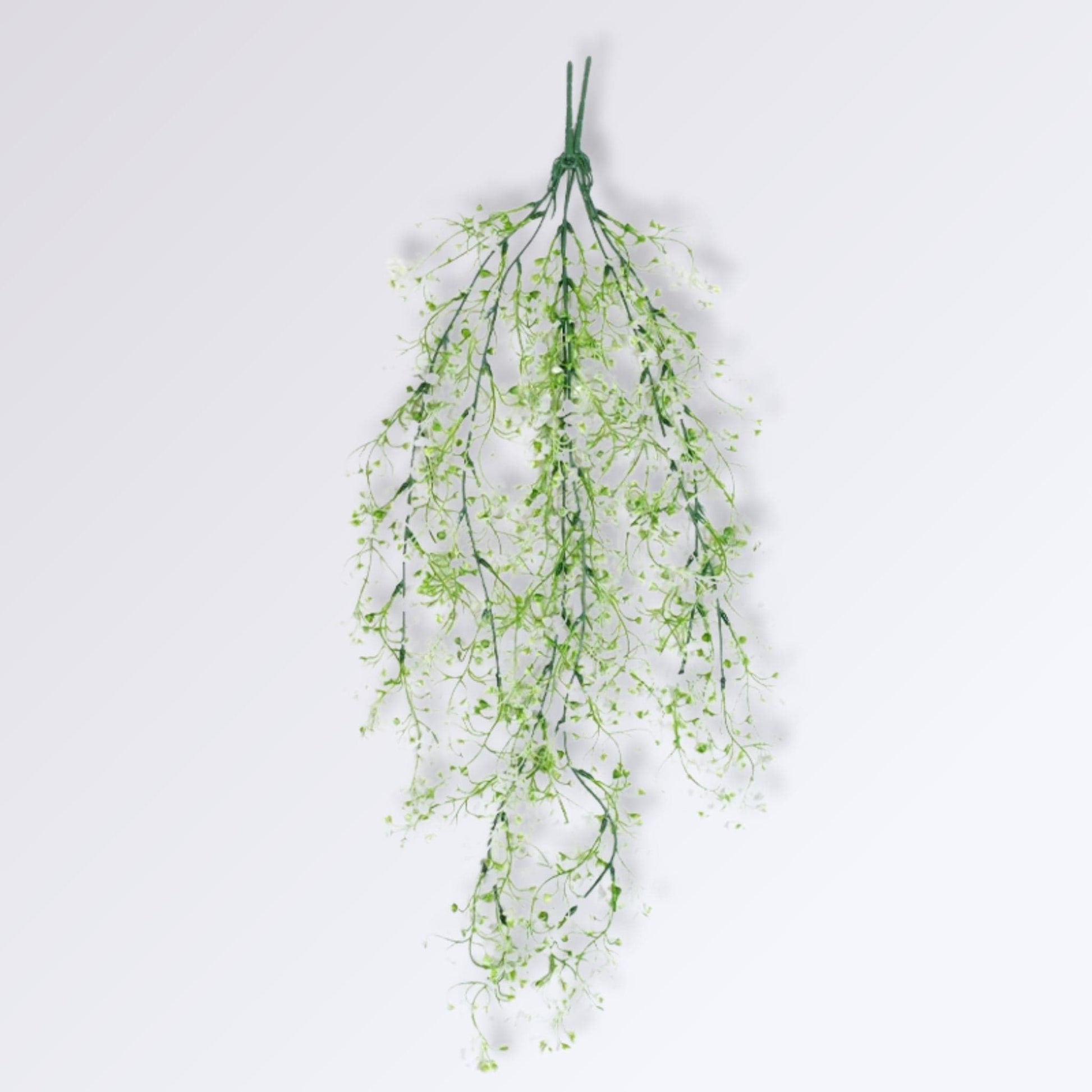 Plante Artificielle d'Intérieur Suspendue | Vert-blanc