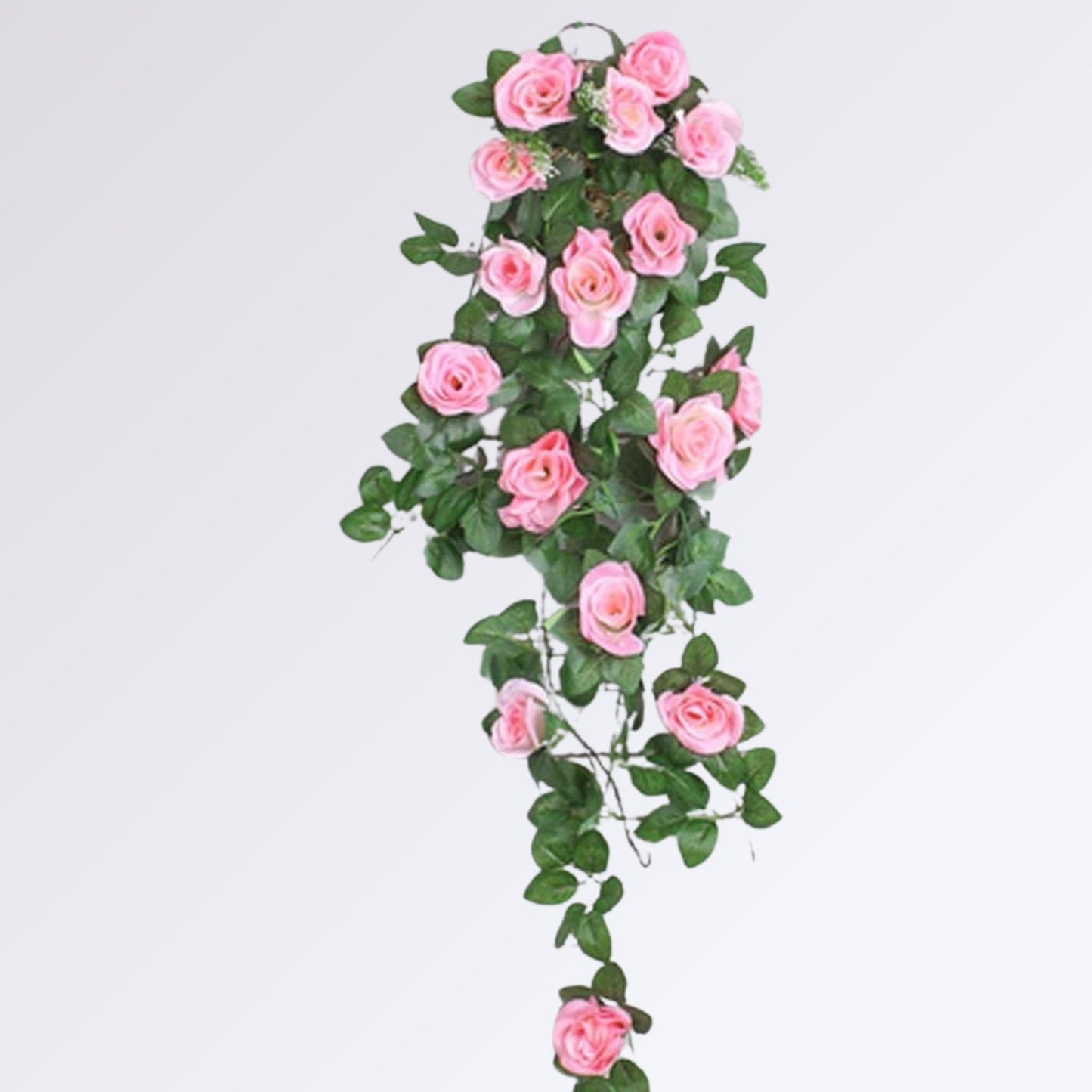 Plante Retombante Artificielle Fleurie Couleur Rose clair