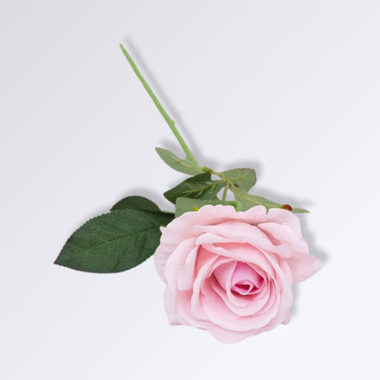 Rose Artificielle avec Tige | 50cm Rose clair / 1 unité