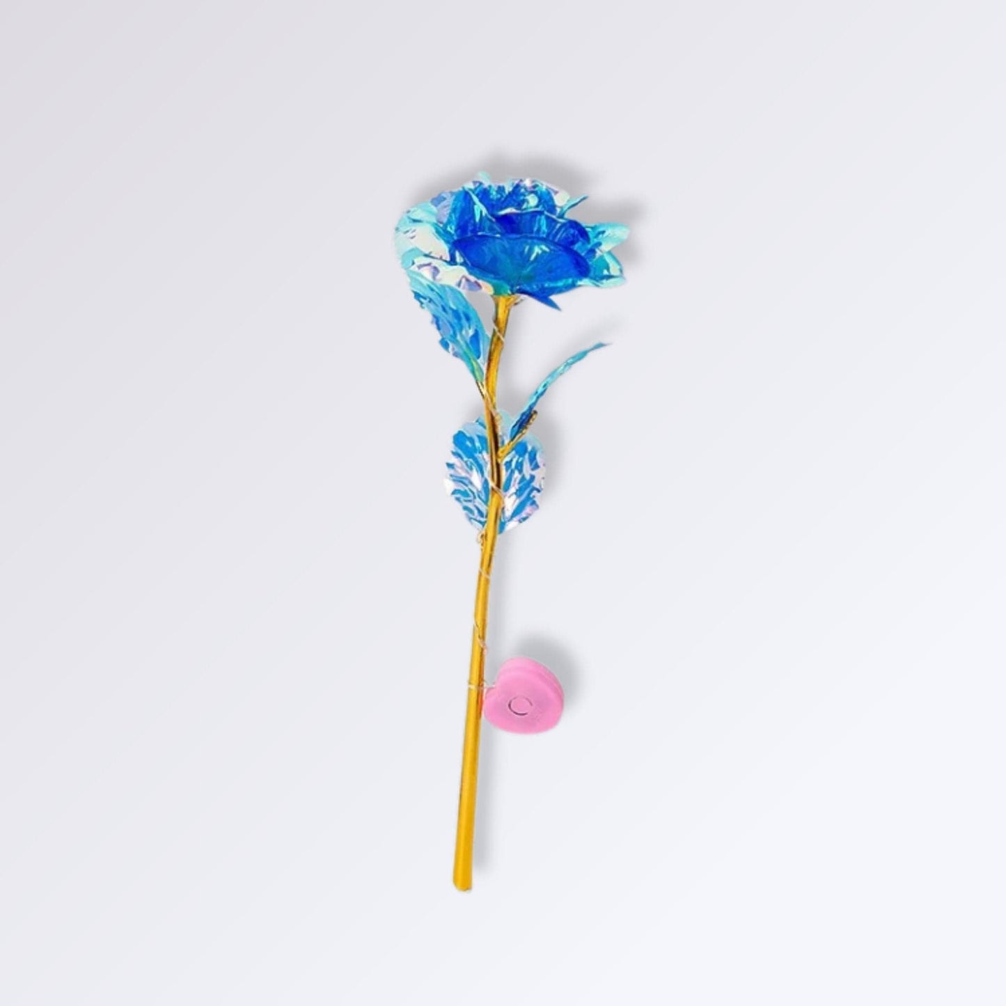 Rose Éternelle Dorée Bleu