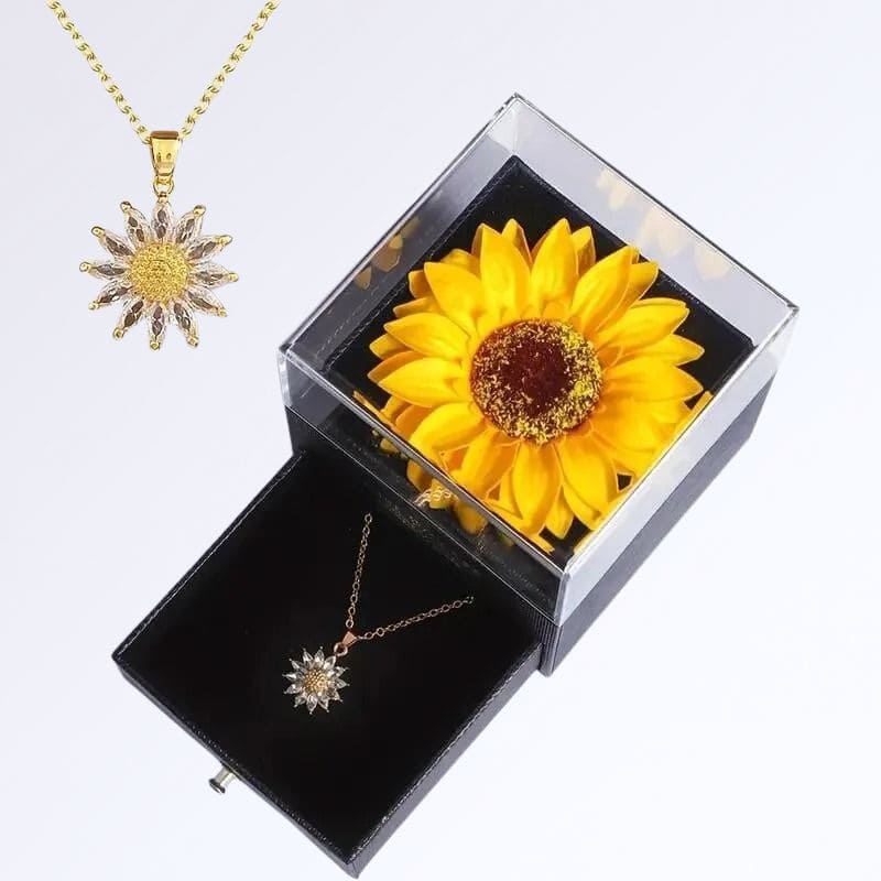 Tournesol Éternel avec Bijou