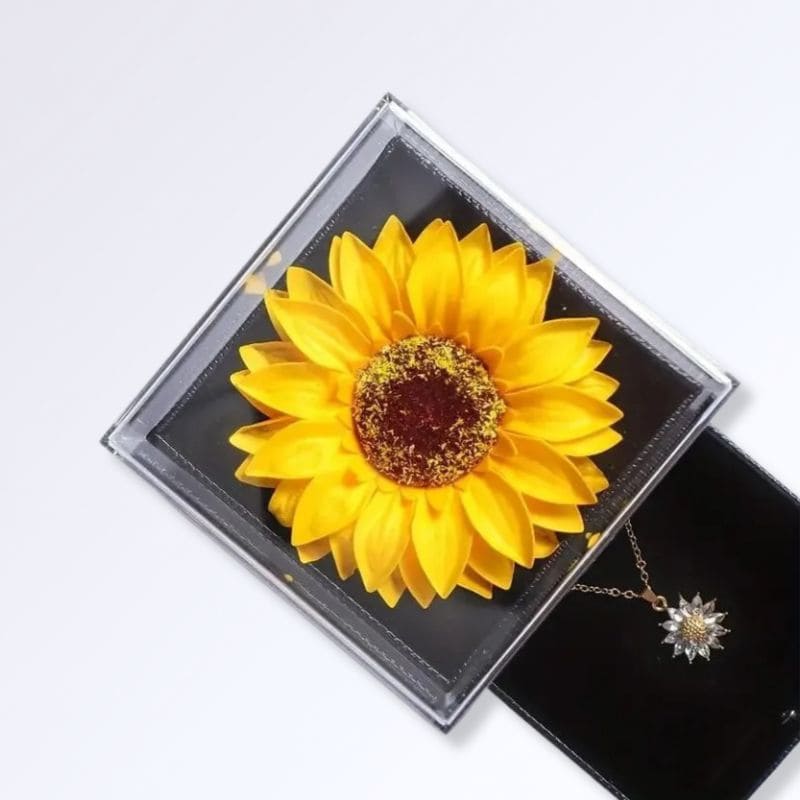 Tournesol Éternel avec Bijou