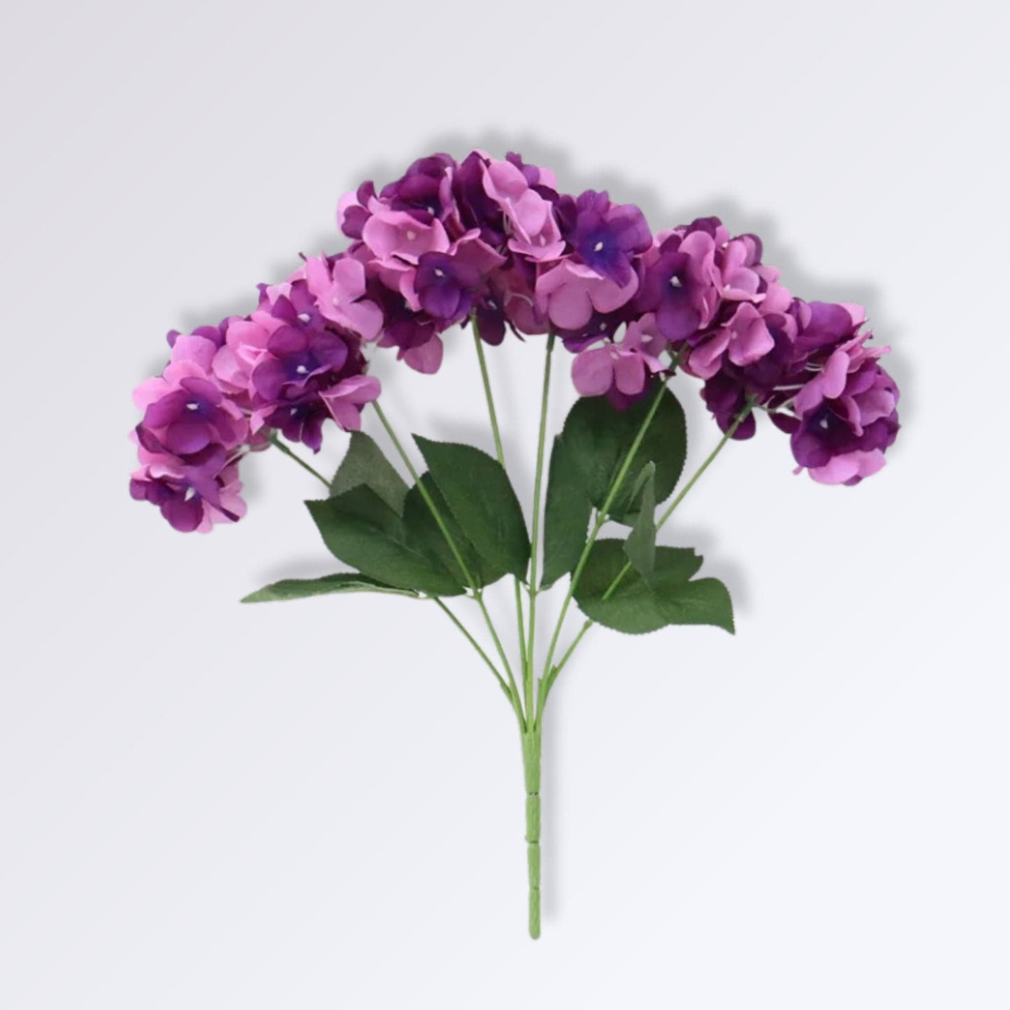 Bouquet d'Hortensia | Perles Vertes Violet