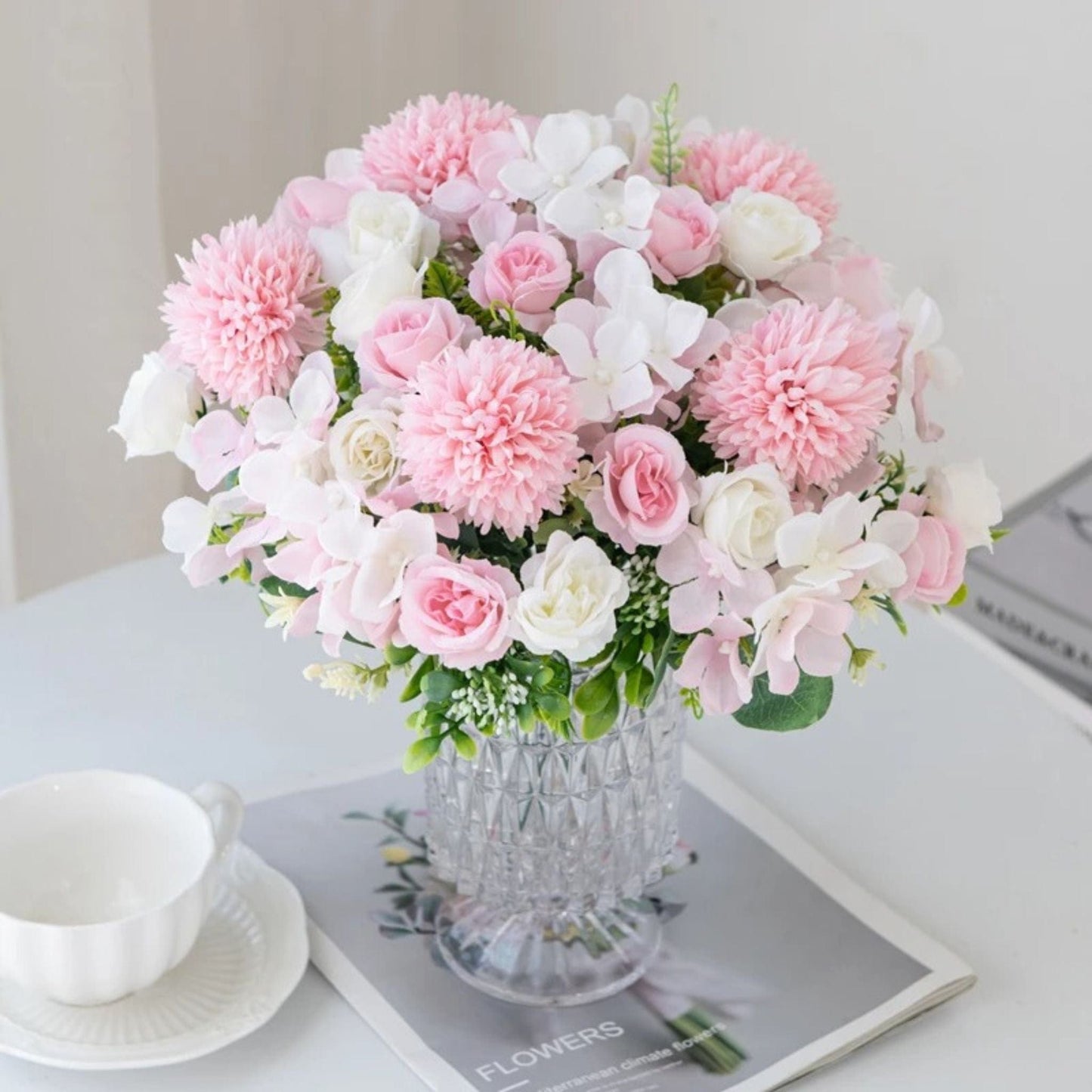 Bouquet de Fleurs Artificielles Pour Cimetière