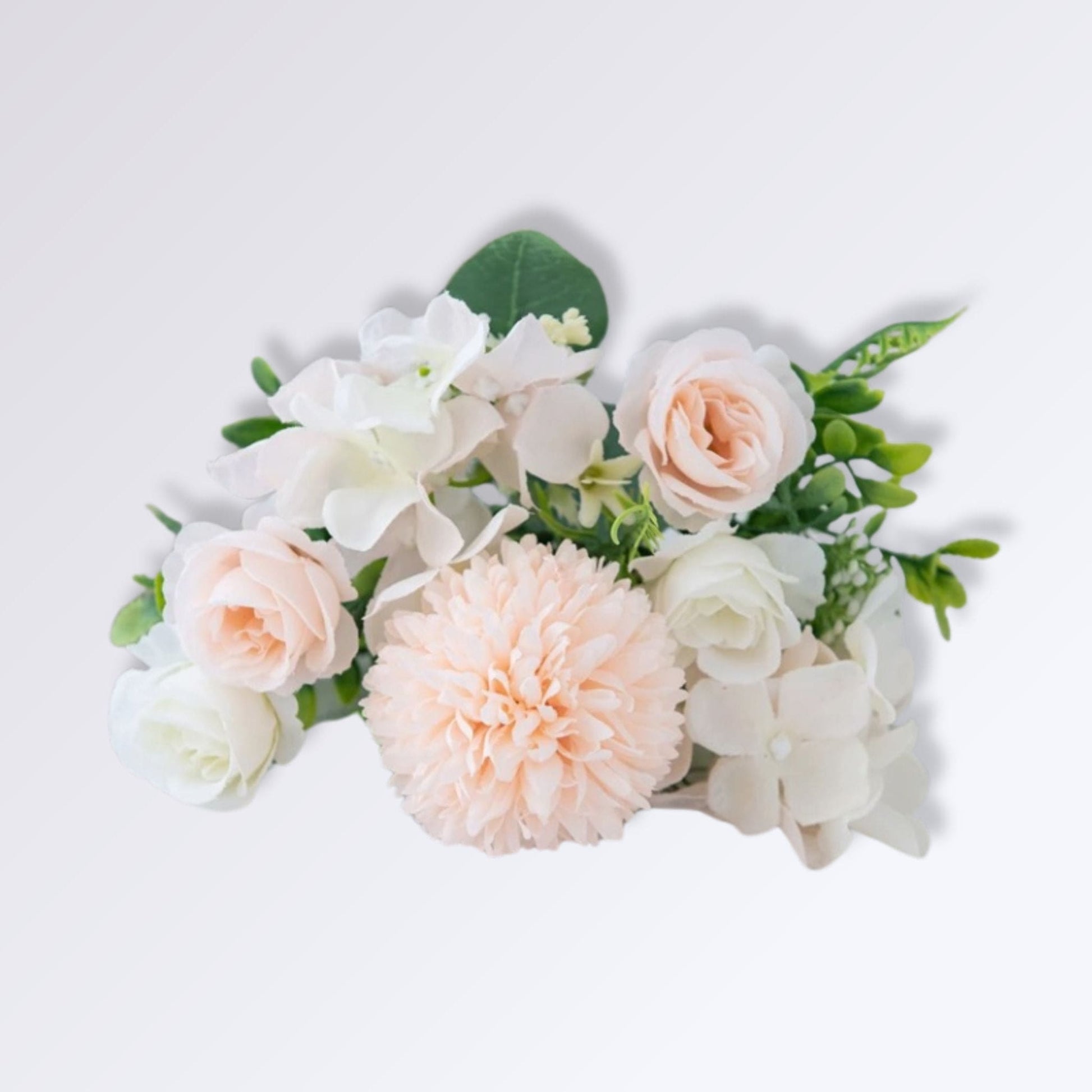 Bouquet de Fleurs Artificielles Pour Cimetière Beige