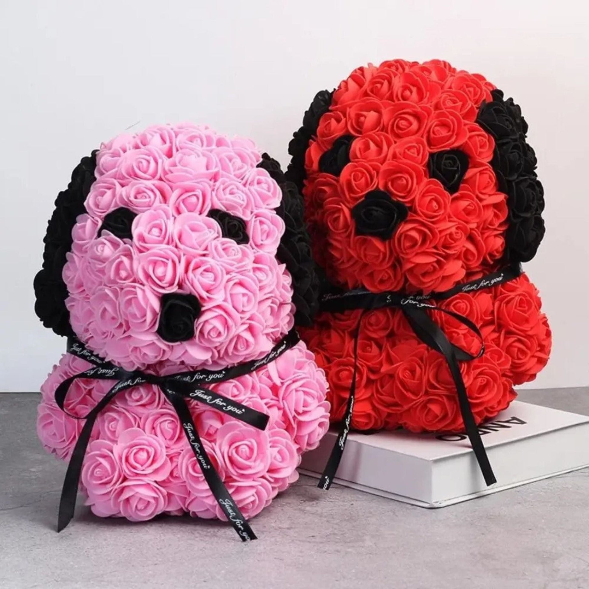 Chien En Rose | Perles Vertes