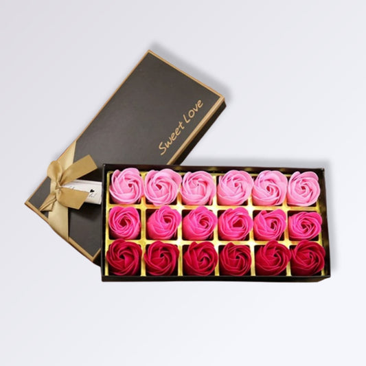 Coffret Rose Éternelle | Perles Vertes Rose