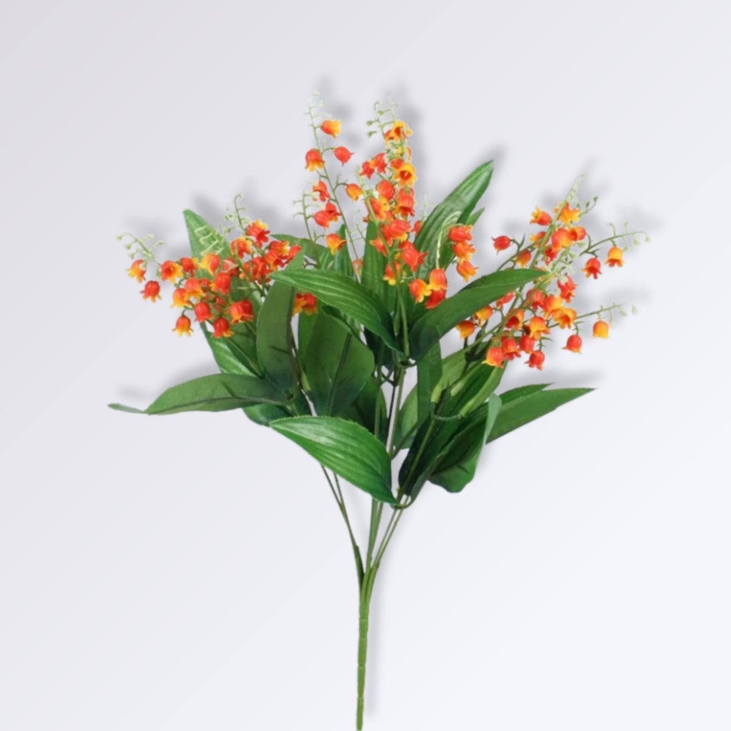 Faux Muguet | Perles Vertes Orange