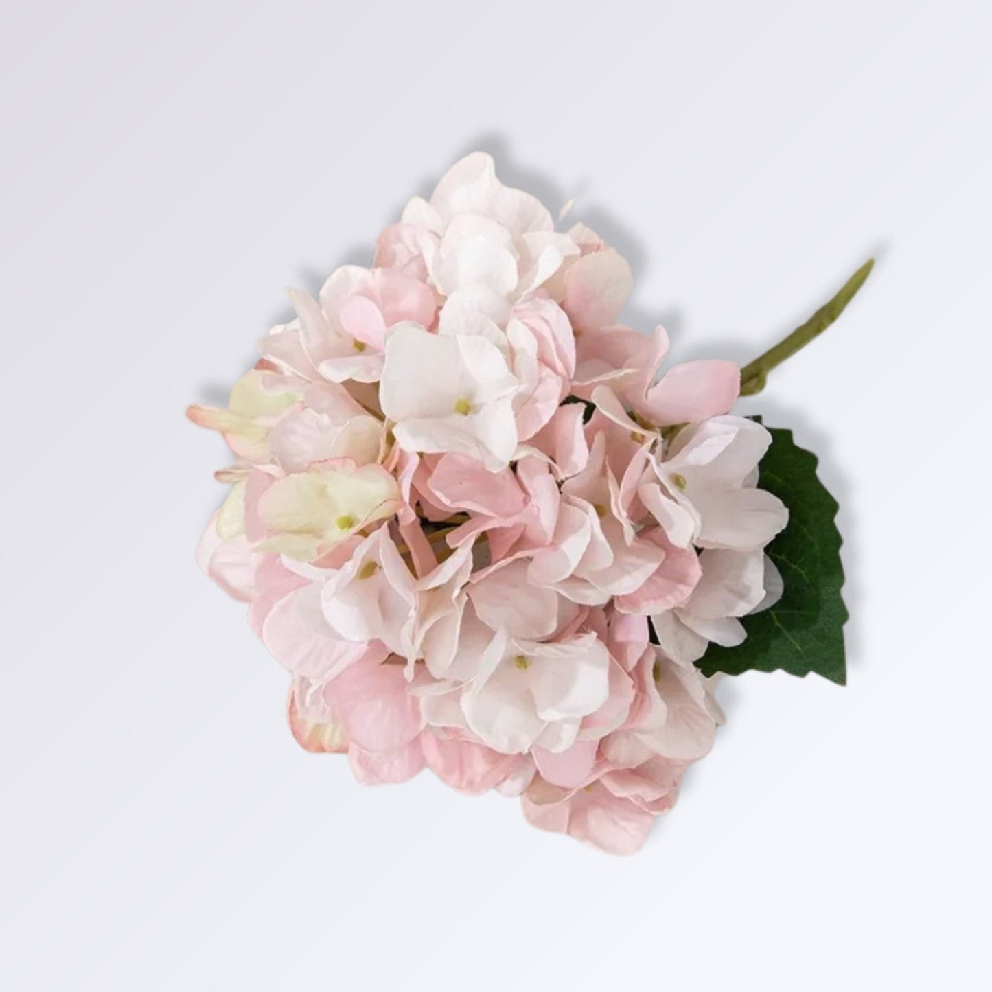 Fleur Hortensia Artificielle | Perles Vertes Rose