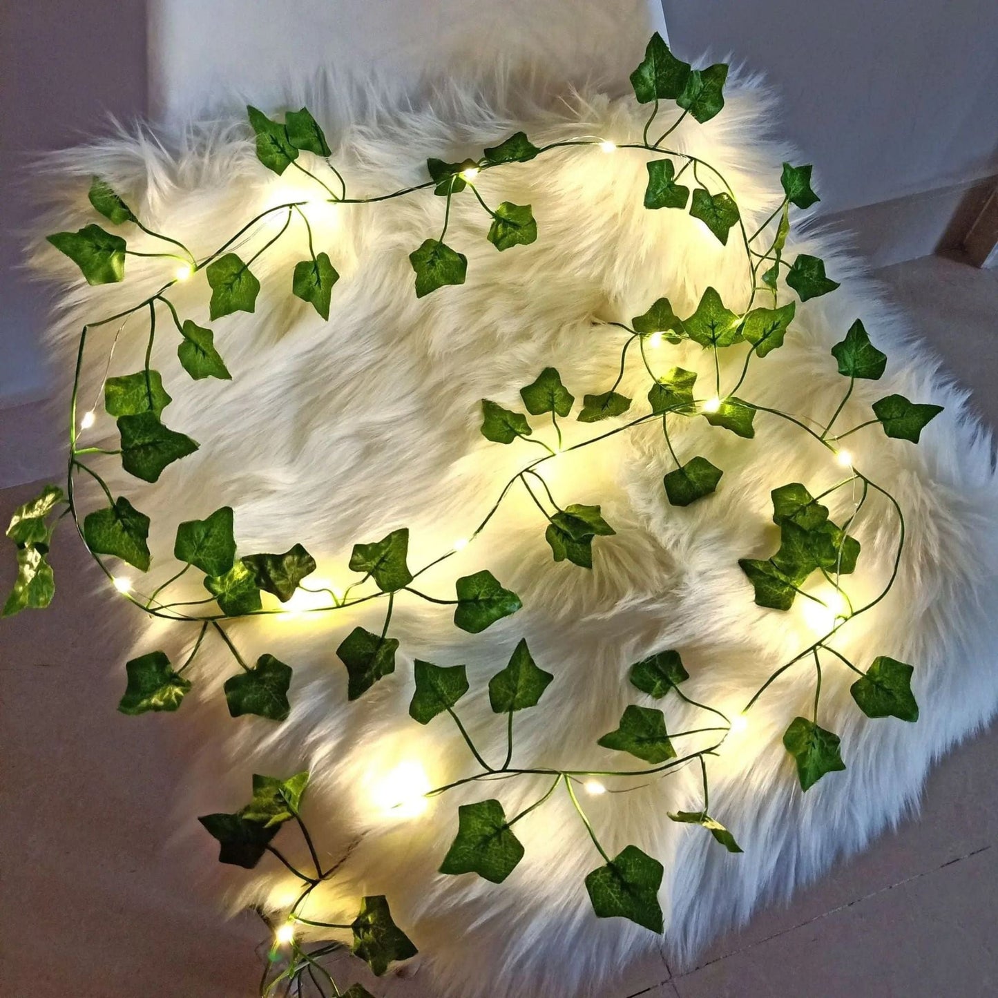 Guirlande Lumineuse Lierre | Perles Vertes