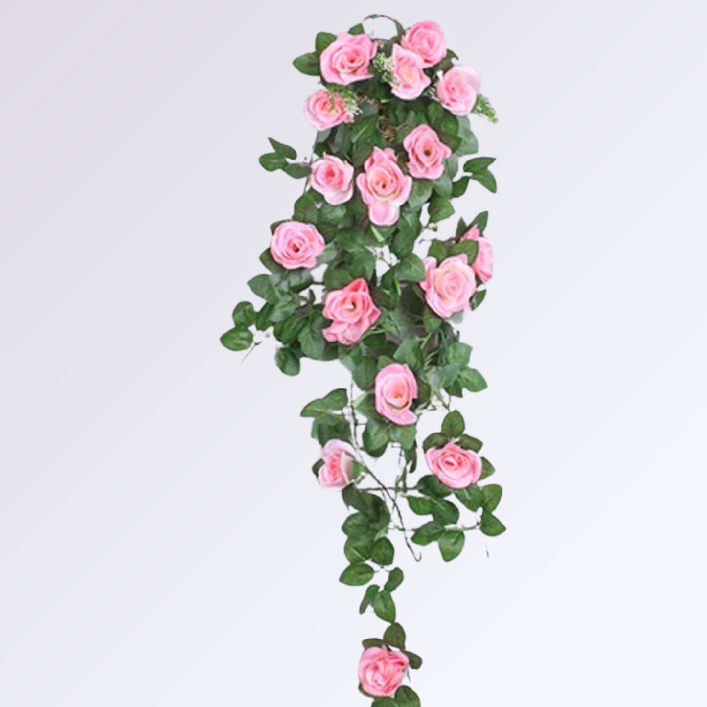 Plantes Retombantes Artificielles | Perles Vertes Rose clair