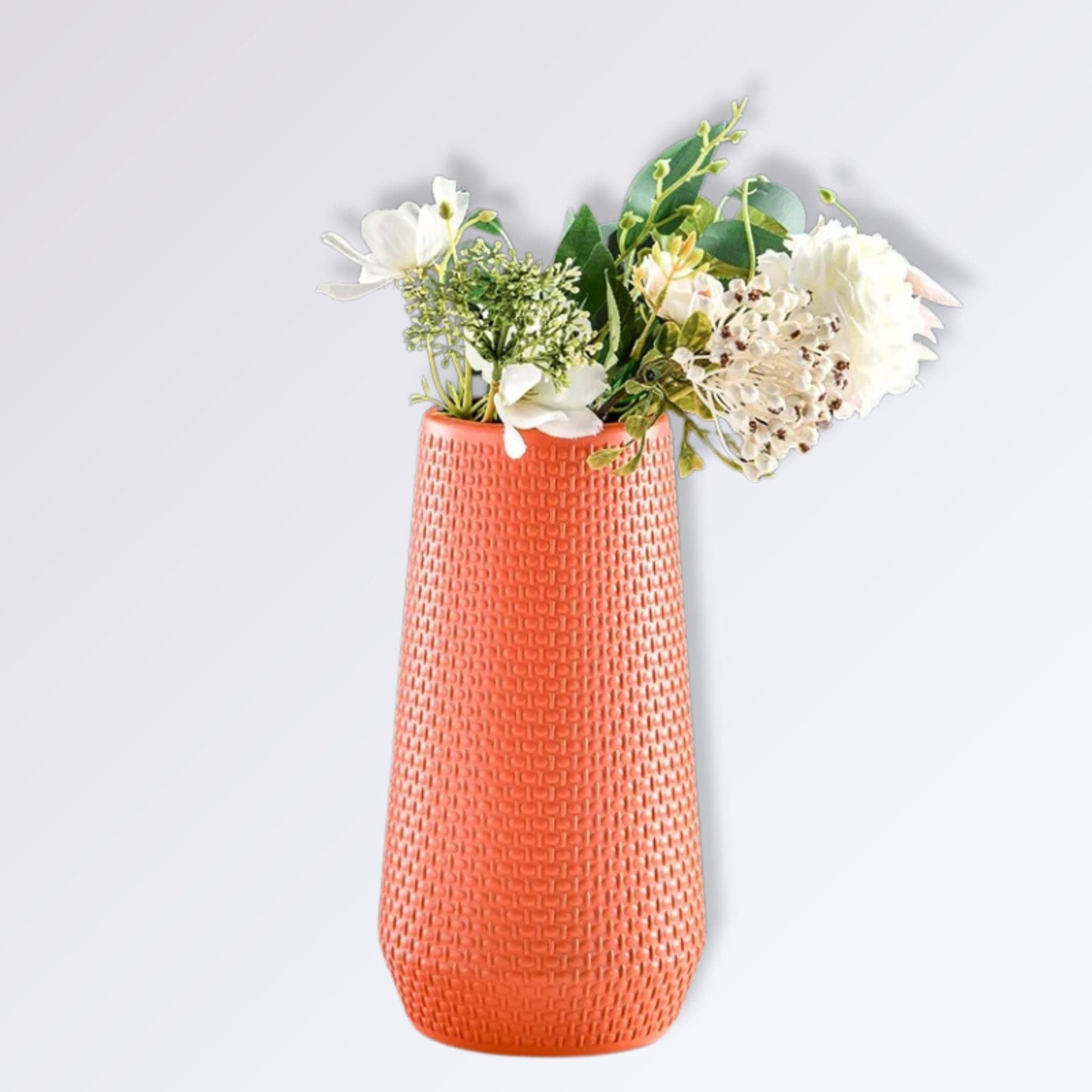 Vase nordique à fleurs | Perles Vertes Rouge