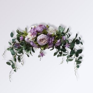 Arche en Rose Artificielle Violet