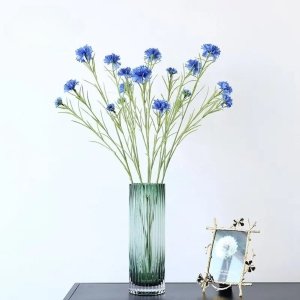 Fleurs Artificielles Bleues