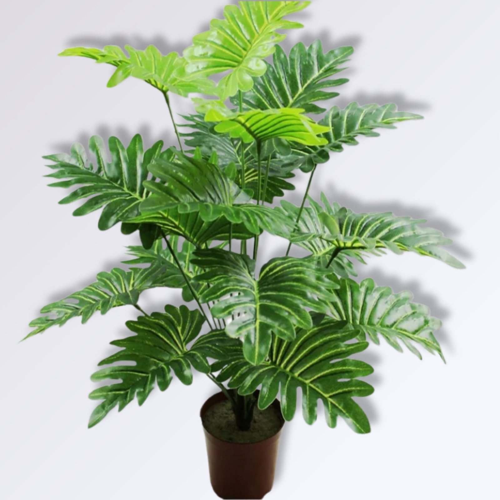 Philodendron Selloum Artificiel | 65cm avec Pot Philodendron Selloum Artificiel 65cm avec Pot
