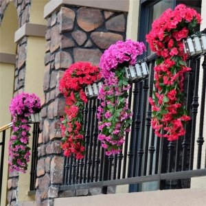 Top 10 des décorations murales pour chambre Plante Artificielle à Fleurs Tombante | 85cm