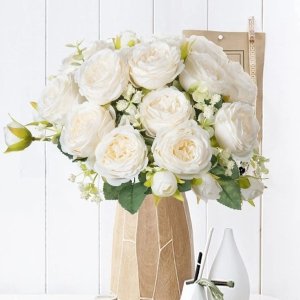Où acheter des fleurs artificielles pour cimetière ? Bouquet De Fleurs Artificielles Haut De Gamme
