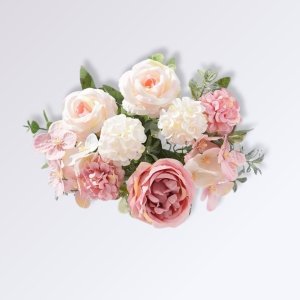 Où acheter des fleurs artificielles pour cimetière ? Compositions Florales Artificielles pour Cimetière Couleur Rose et blanc
