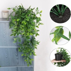Accueil Faux Lierre Extérieur avec Pot