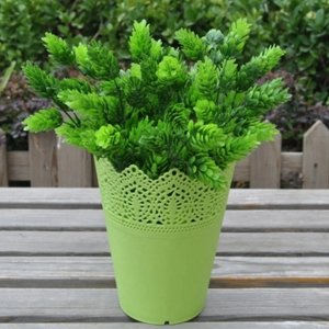 Pot De Fleur Coloré En Résine