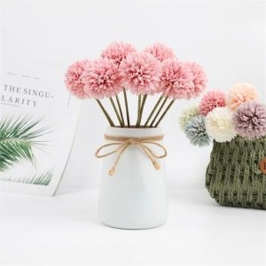 Hortensia Artificielle - Authentique bouquet extérieur | Perles Vertes