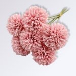 hortensia artificielle authentique bouquet exterieur perles vertes rose 56845454541134