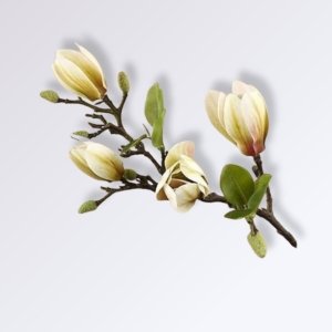 Branche de Magnolia Artificielle Jaune