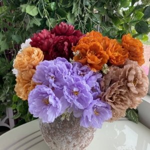 Faux Bouquet De Pivoine