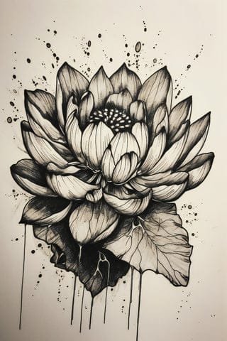 Signification tatouage fleur de lotus : guide complet Fleur de lotus réaliste pour tatouage