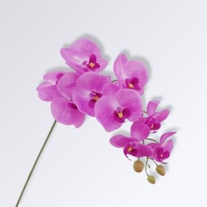 Grande Branche d'Orchidée Artificielle Couleur Rose fuchsia