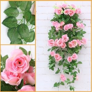 Plante Retombante Artificielle Fleurie